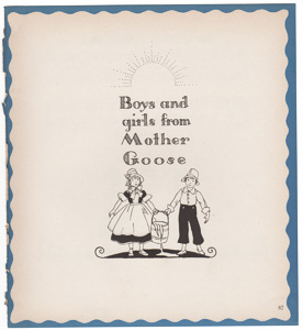 Boys and Girls from Mother Goose